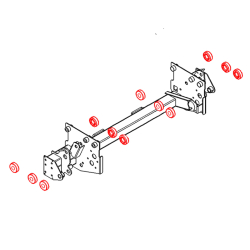 4051890H Kotač platforme 40/85-26 mm za Dhollandia
